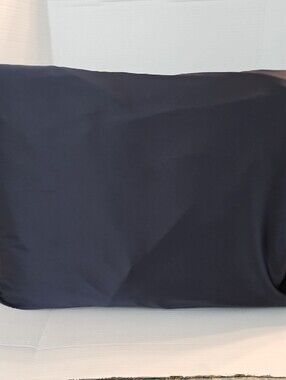 Mulberry Silk Elegant Navy Zip Closure Standard Pillowcase